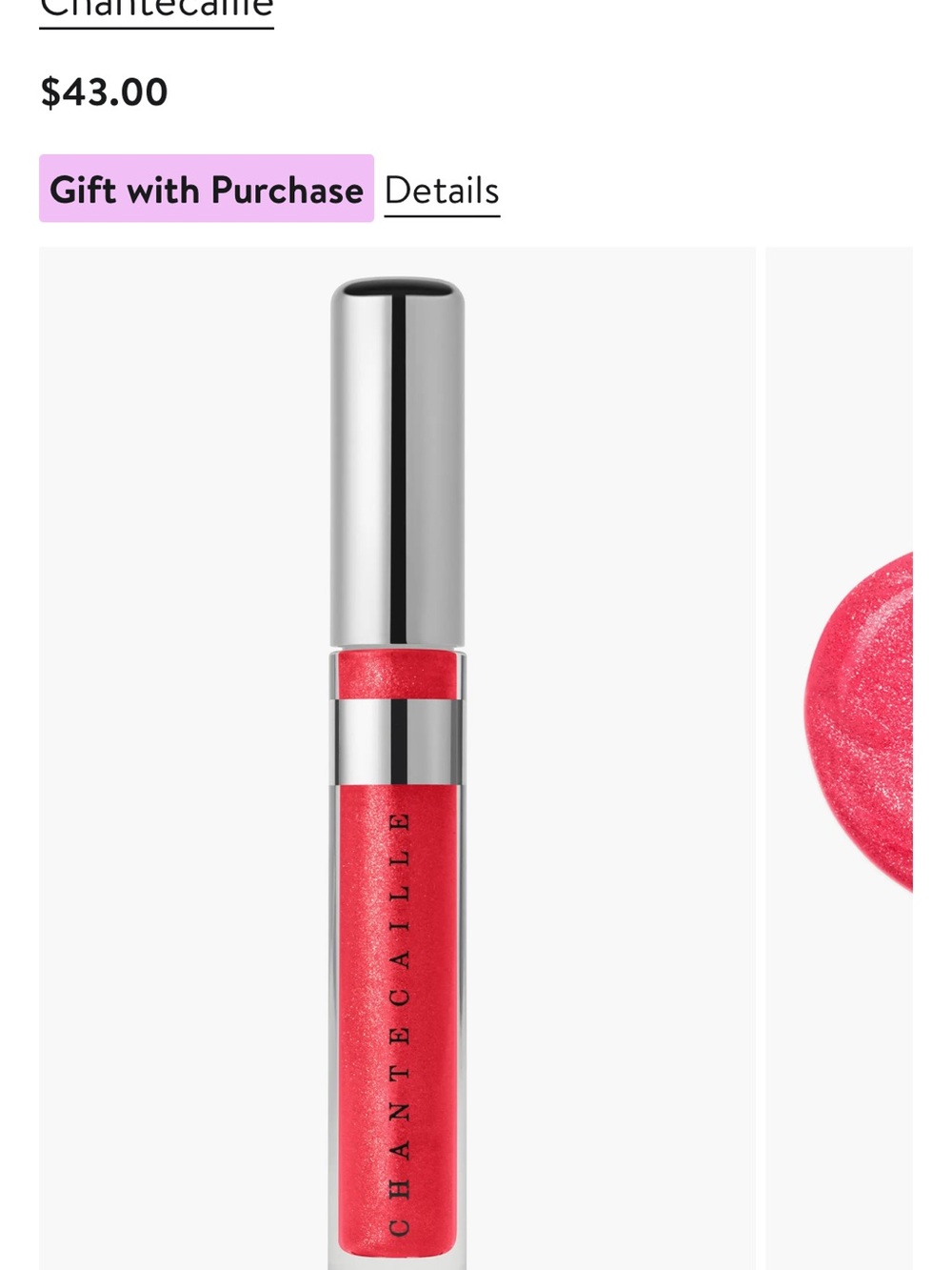 Chantecaille Shimmer Lip Gloss — Enchant 3ml